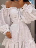 Nairobi V-Neck Ruffle Mini Dress [9X8A2JGC]