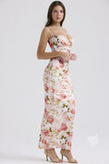 Neila Printed Strapless Maxi Dress [03LYOG7W]