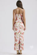Neila Printed Strapless Maxi Dress [DHOPIMCO]