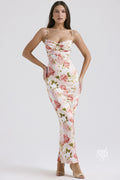 Neila Printed Strapless Maxi Dress [5K12NETV]