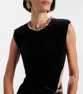 Niylah Pearl Velvet Maxi Dress [B766BW1S]