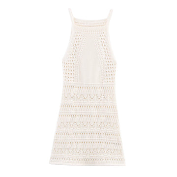 Nohemi Jacquard Halter Mini Dress [CPV1TS8V]