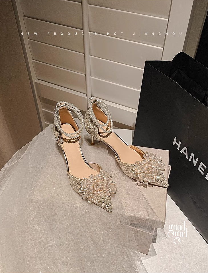 Peyton Glitter Pearl Pumps [PHEGV487]