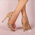 Phoebe Floral Vine Sandals [3HA1FQYG]