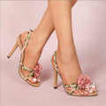 Phoebe Floral Vine Sandals [Q7DESS30]