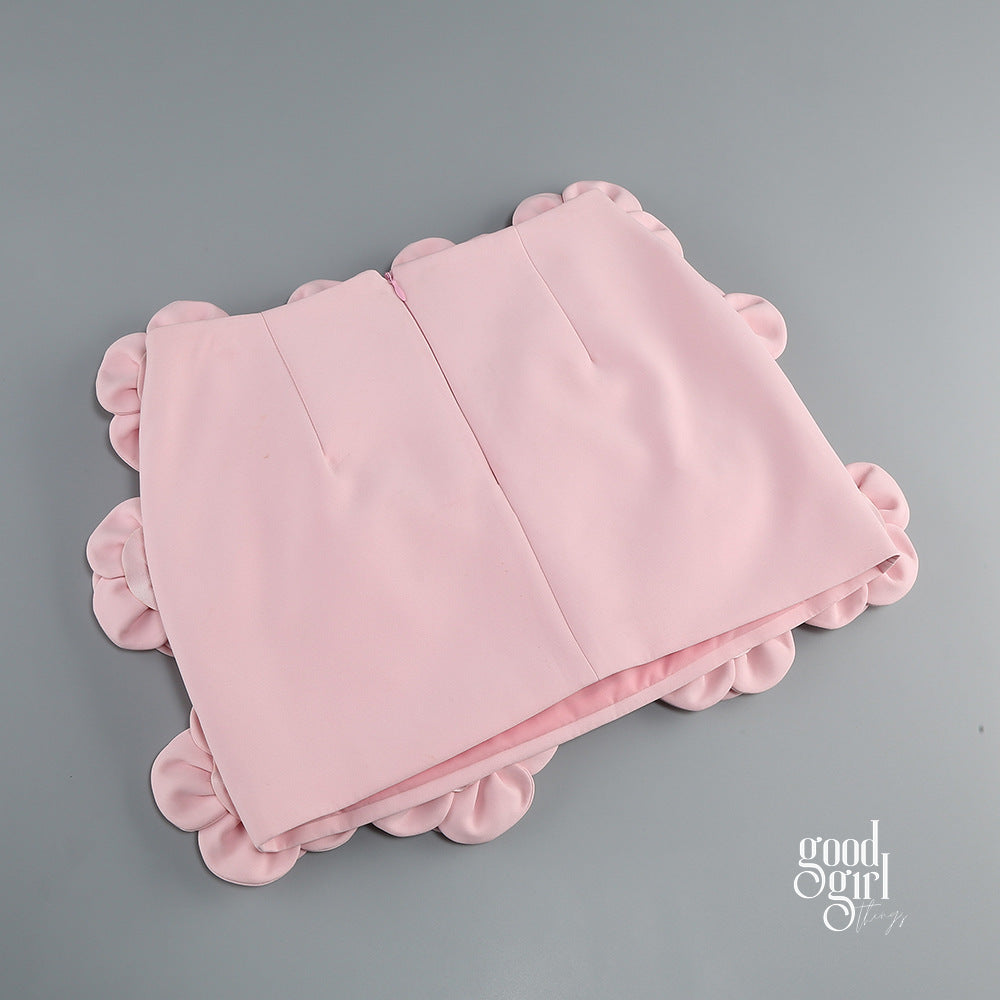 Prisha Floral Halter Skirt Set [GXX1VJ62]