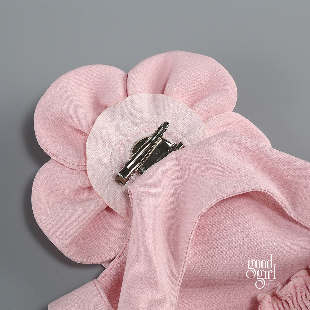 Prisha Floral Halter Skirt Set [4YZWKSDT]