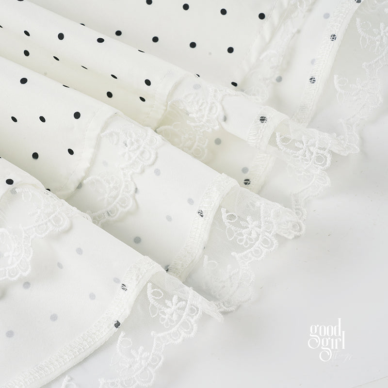 Quincy Bow Polka Dot Dress [268H1022]