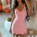 Remedy Bow Backless Knit Dress [Y1X8AQ7E]