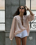 Renesmee Rose Tie-Front Blouse [GQ3WZWE8]