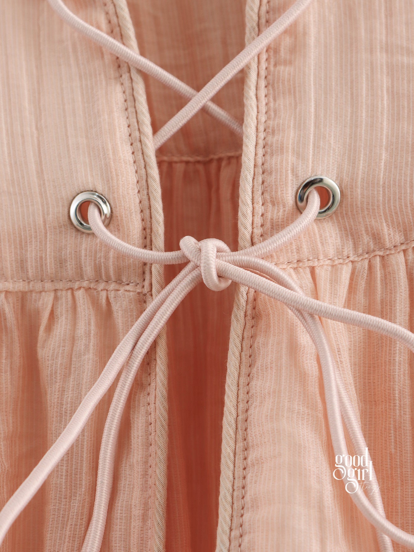 Renesmee Rose Tie-Front Blouse [ETNVS35B]