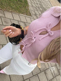 Rhys Bow-Front Knit Cardigan [G8XCUX1I]