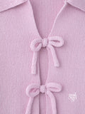 Rhys Bow-Front Knit Cardigan [0MCLIPTL]