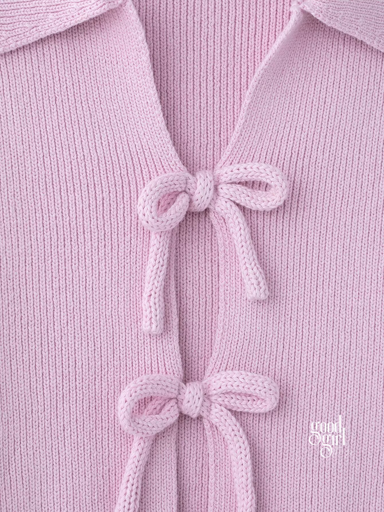 Rhys Bow-Front Knit Cardigan [0MCLIPTL]