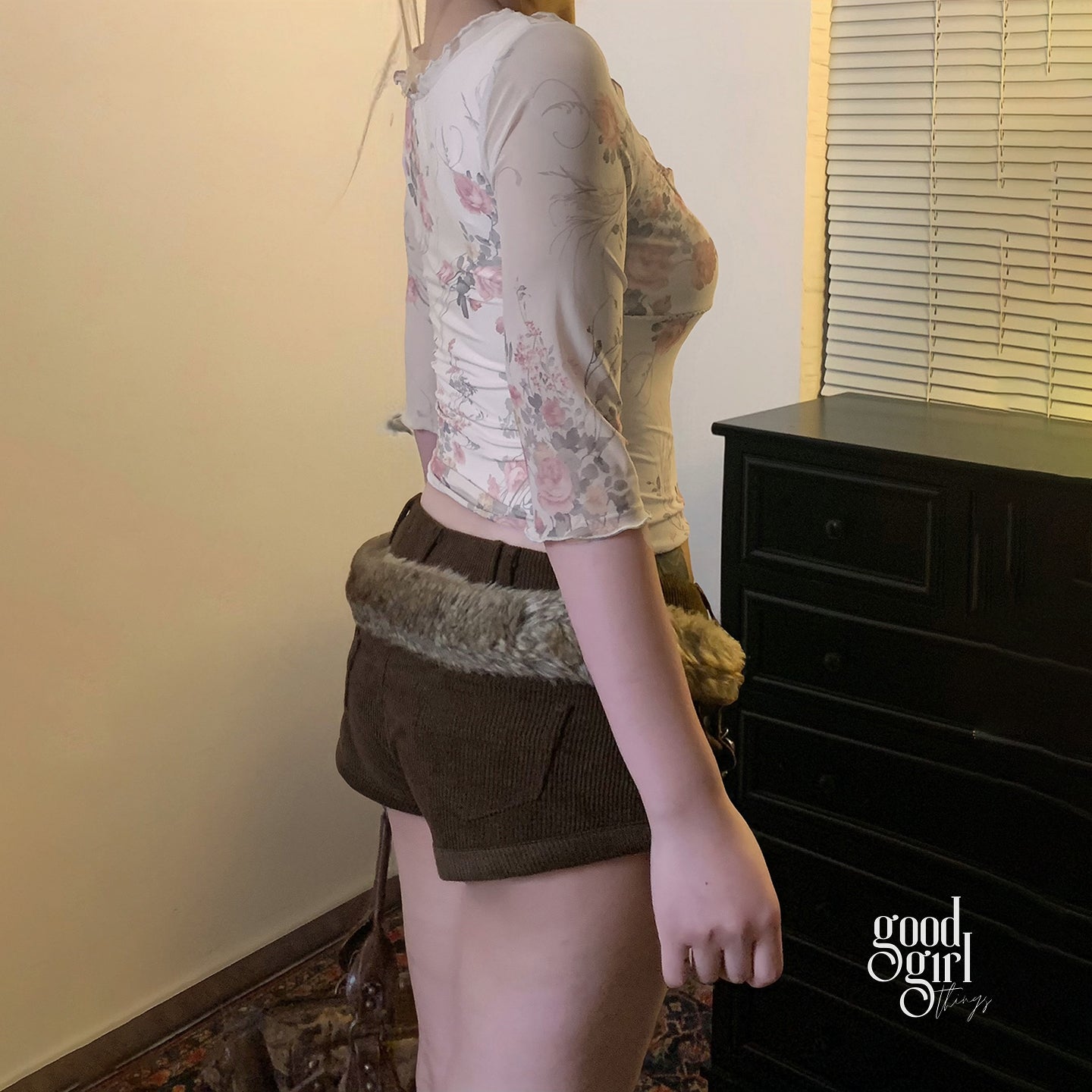 Riya Monet's Garden Mesh Top [CSB81PGX]