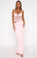 Good Girl Things Rosalee Mesh Cut-Out Maxi Dress