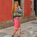 Rya Pink Sequin Midi Skirt [ONL5WZ49]