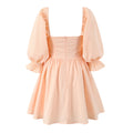 Ryver Square Neck Puff Sleeve Mini Dress [82O0ZK0U]