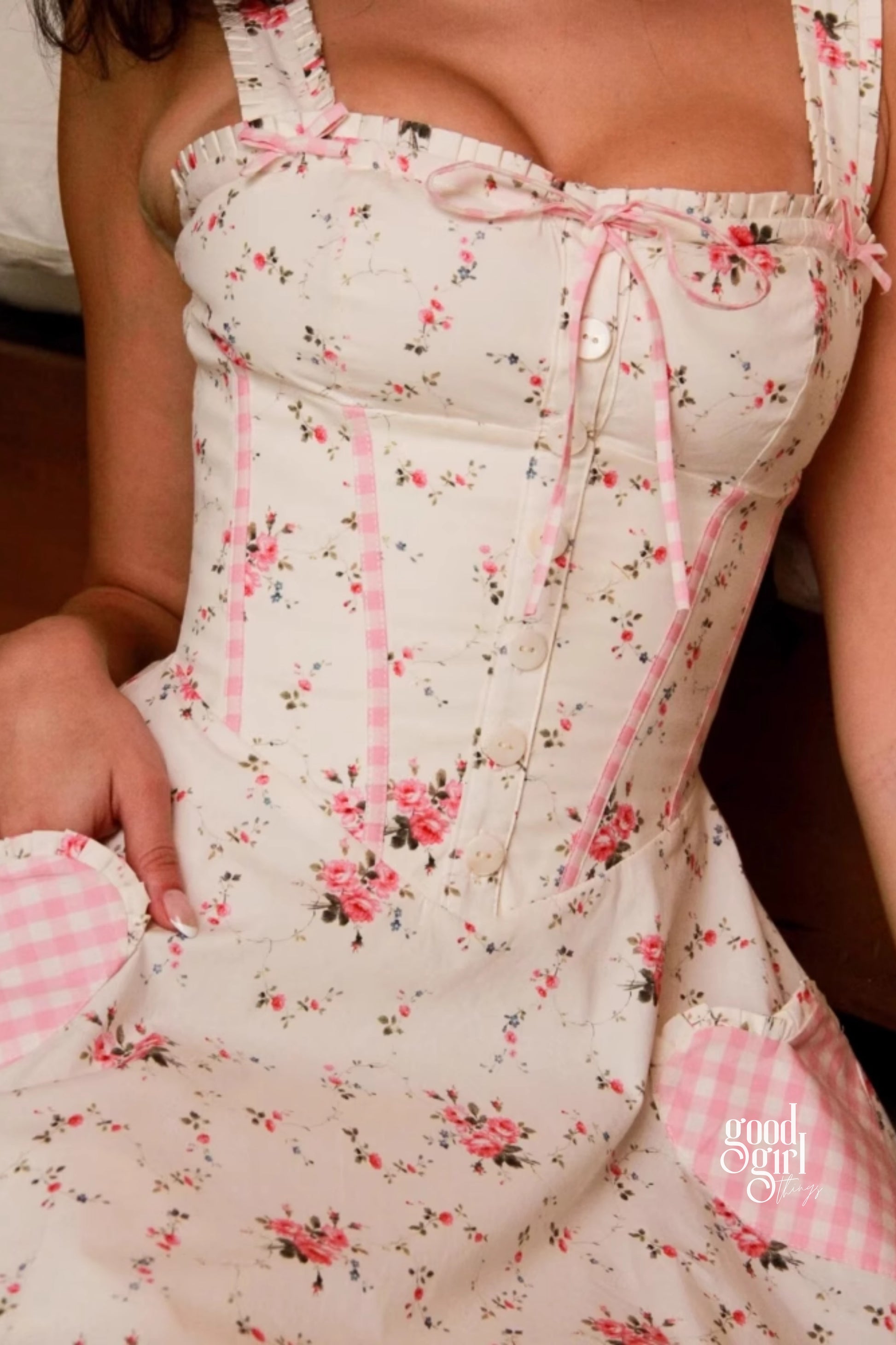 Saanvi Floral Corset Mini Dress [Y1RJW5NY]