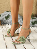 Samaria Stiletto Strap Sandals [9NC52NZE]
