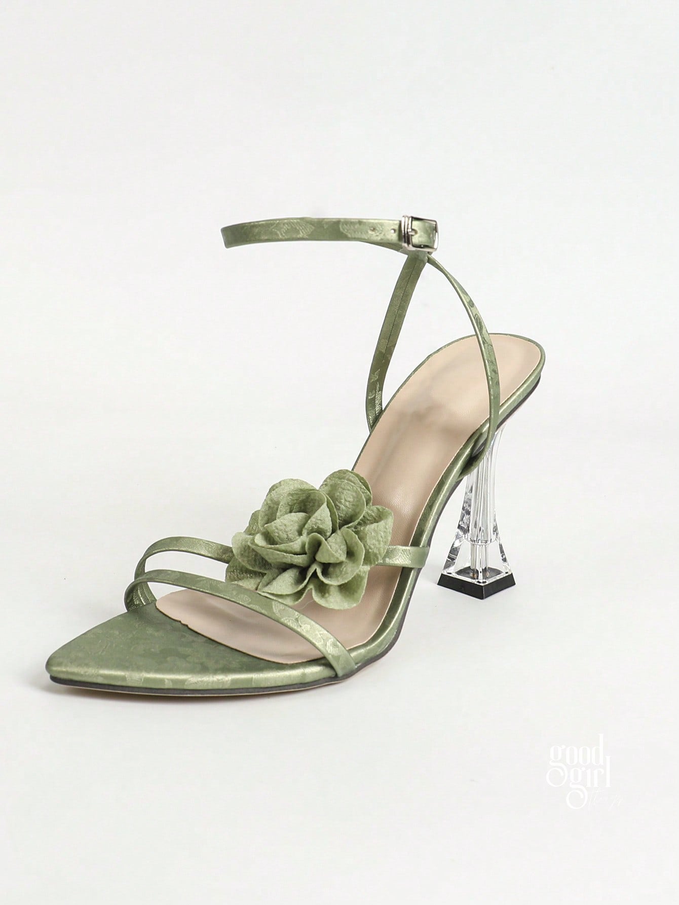 Samaria Stiletto Strap Sandals [I4S5CDBK]