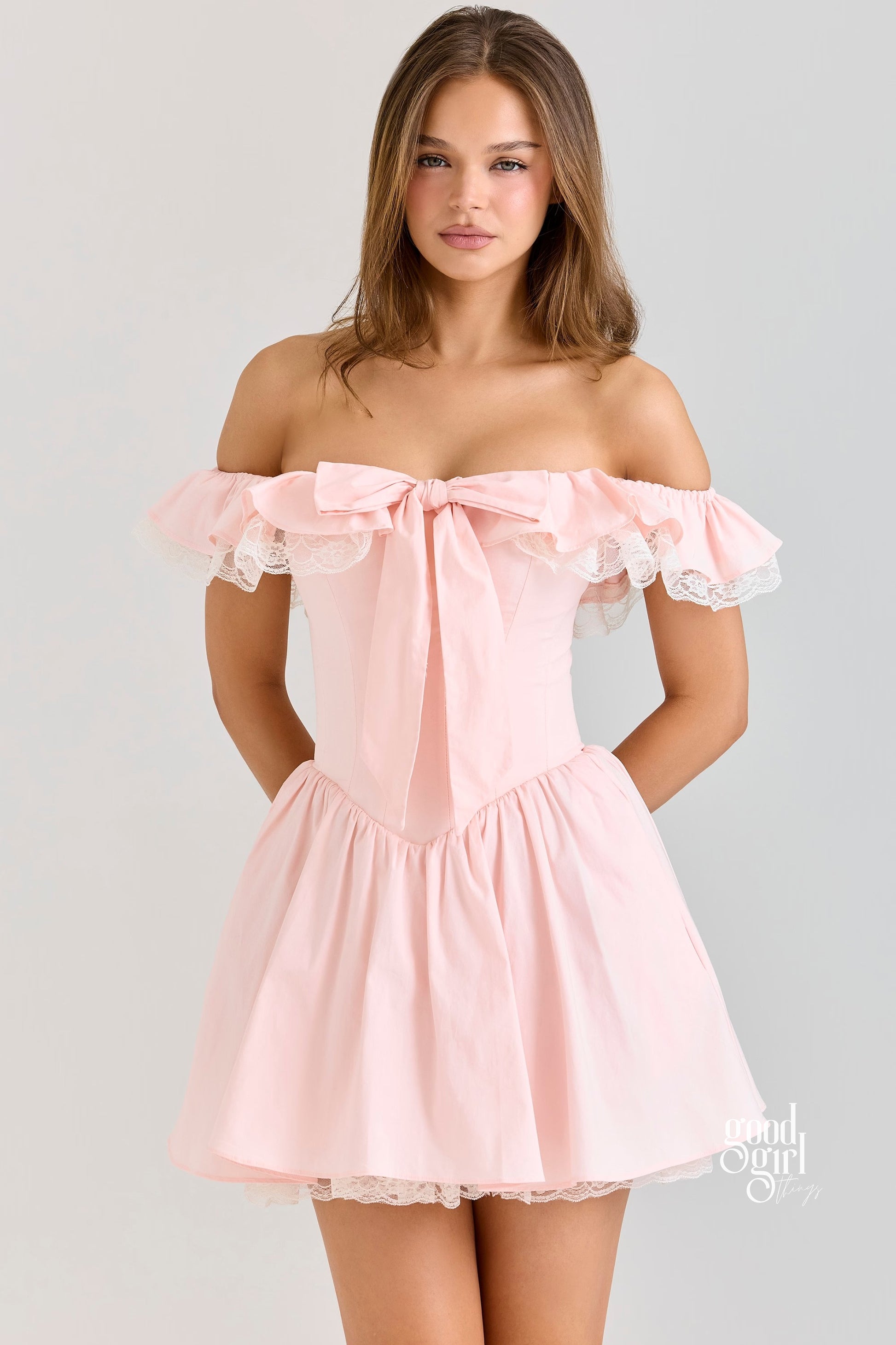 Samiyah Off Shoulder Ruffle Dress [I4NLYPR3]