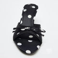 Satin Bow Pointed Toe Mules [VMFUN3ZV]