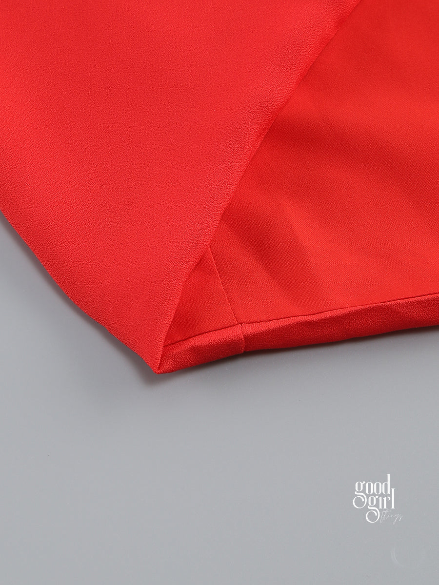 Shae Halter Cutout Midi Dress [93PGEL96]