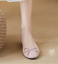 Siena Bow Velvet Ballet Flats [QTNT4JNI]
