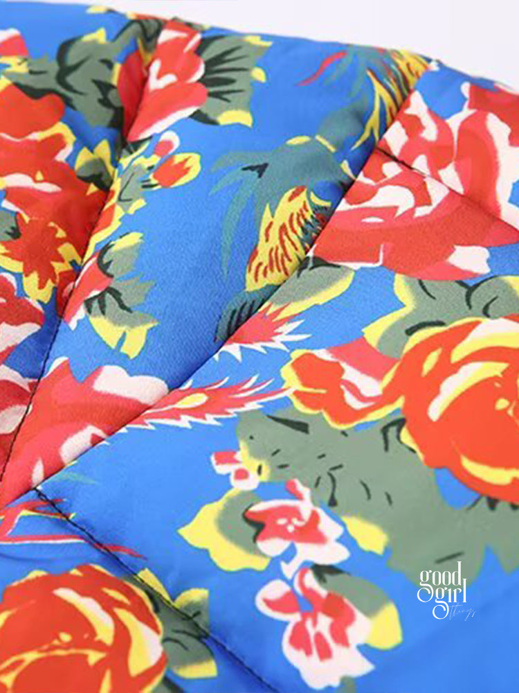 Summer Floral Padded Jacket [S6PZXSM0]