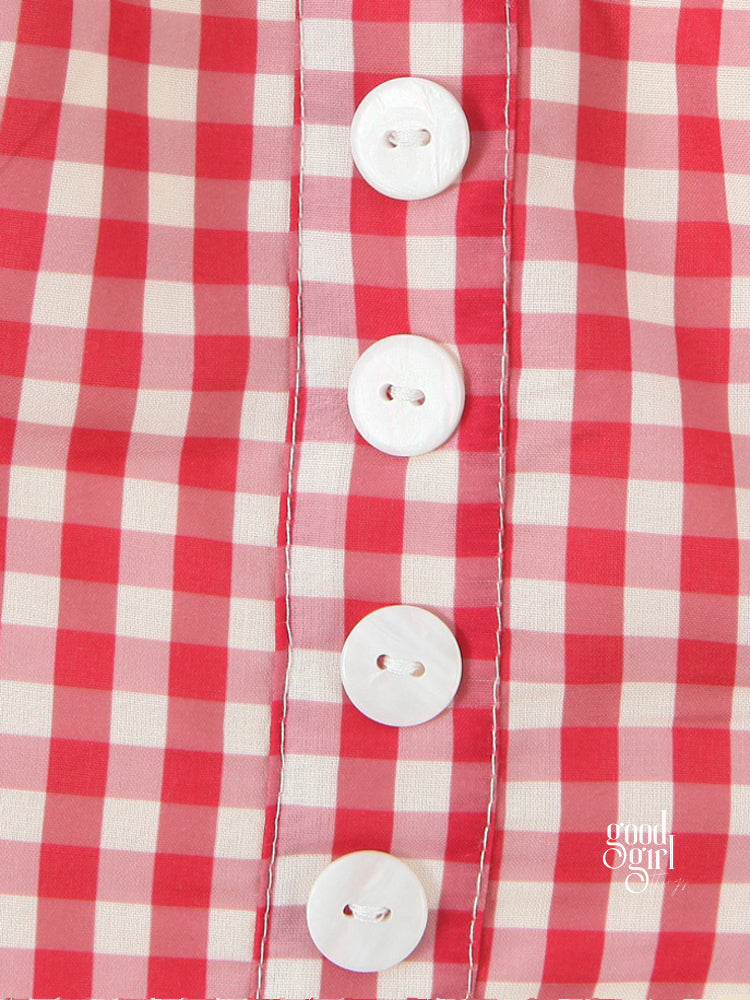 Svea Halter Plaid Mini Dress [C6EPU3HZ]