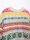 Terri Contrasting Jacquard Sweater [N1GPOXK9]