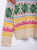 Terri Contrasting Jacquard Sweater [5HGDC24V]