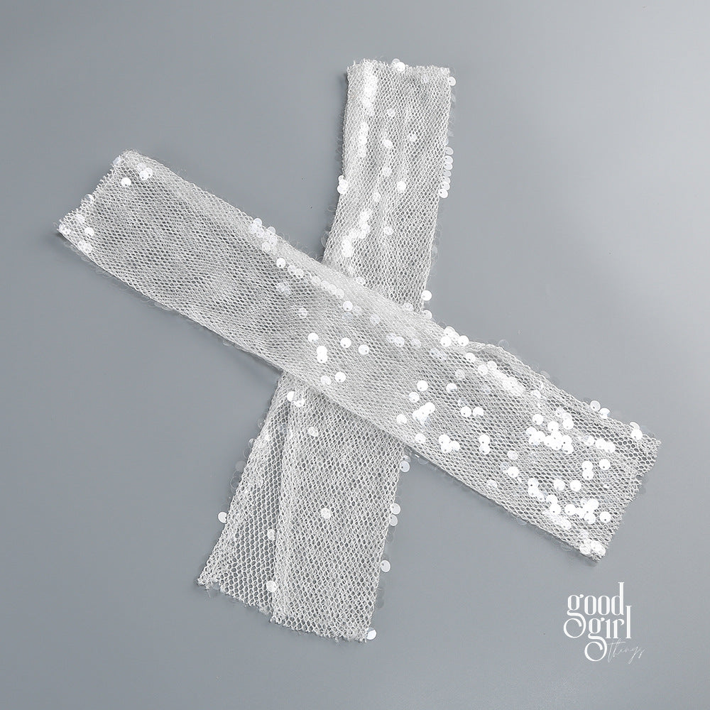 Theodora Sequin Mesh Midi Dress [NHOE5Q62]