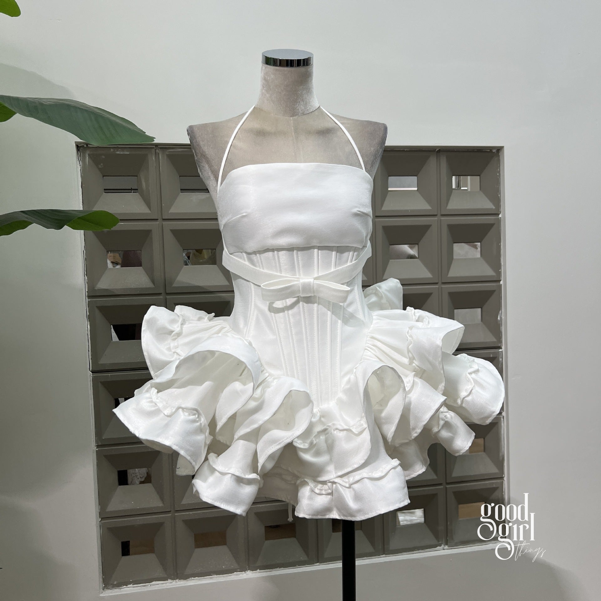 Tiered Halter Skirt Set [PWDF4I9I]