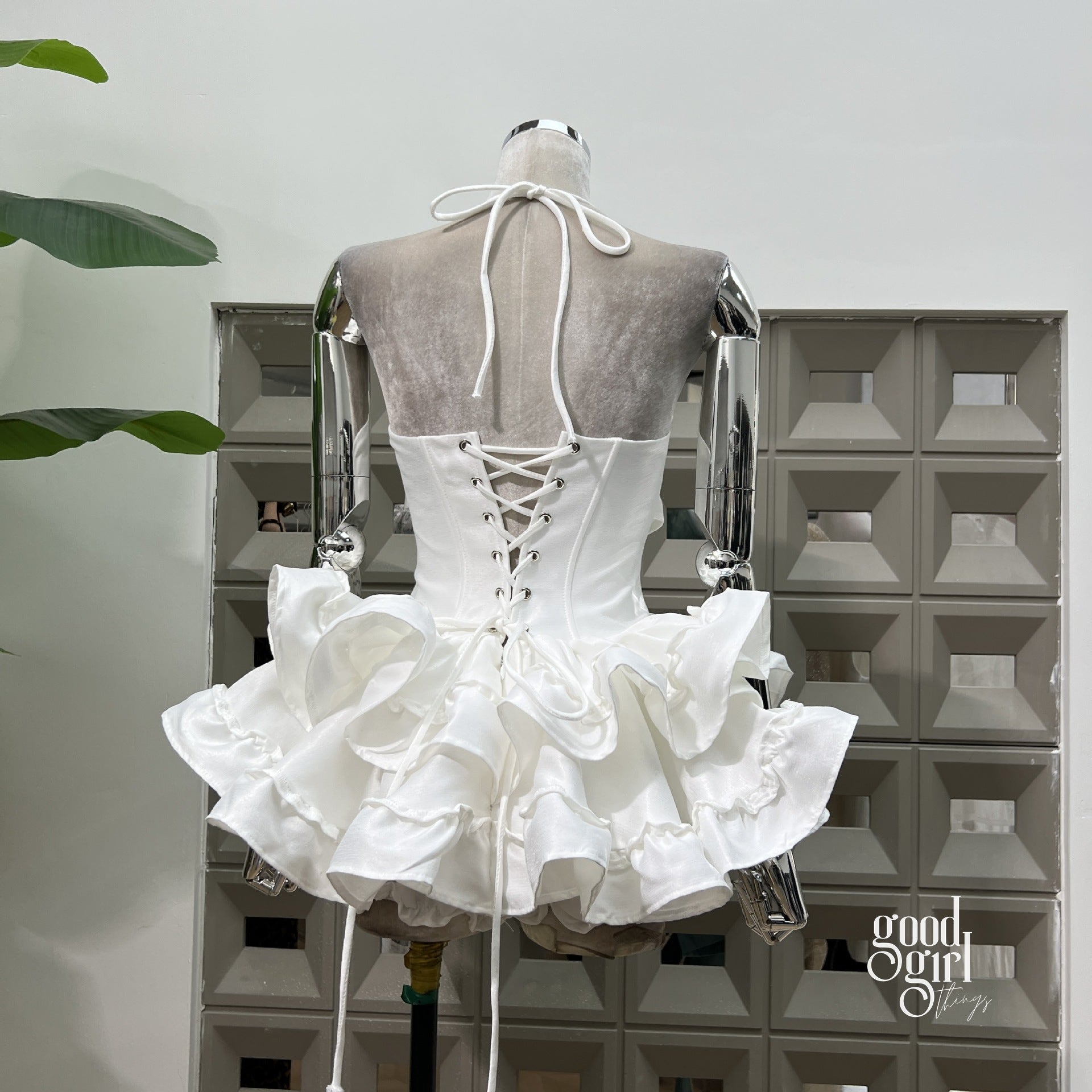 Tiered Halter Skirt Set [ERHOJLID]