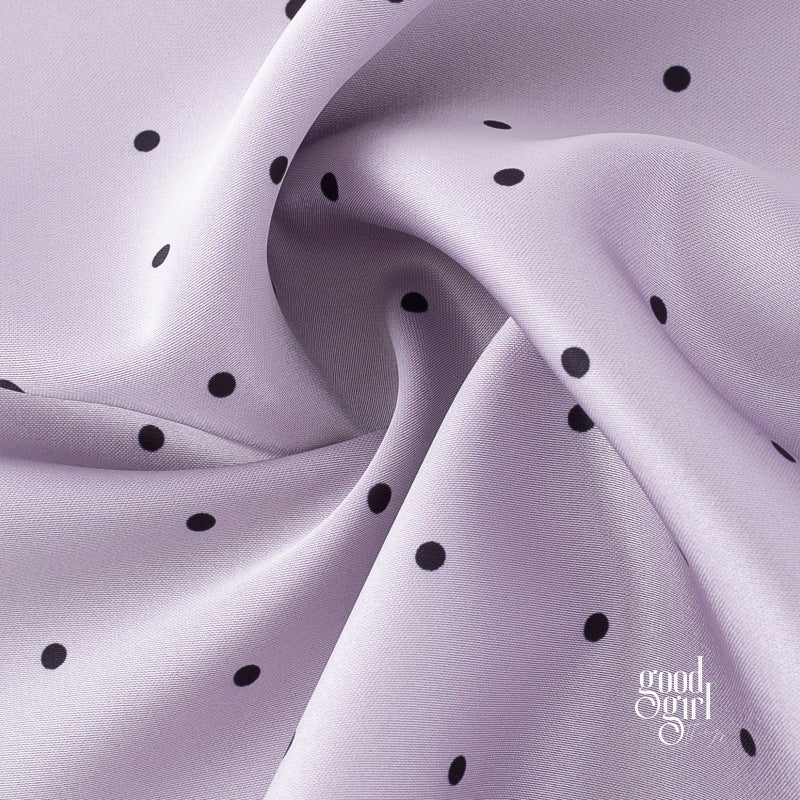 Vedika Polka Dot Puff Sleeve Midi Dress [3VD8YYVI]