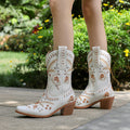 Venice Embroidered Knee-High Boots [WRR25FC3]