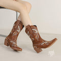 Venice Embroidered Knee-High Boots [1N2MS911]