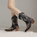 Venice Embroidered Knee-High Boots [2CZHH8YX]
