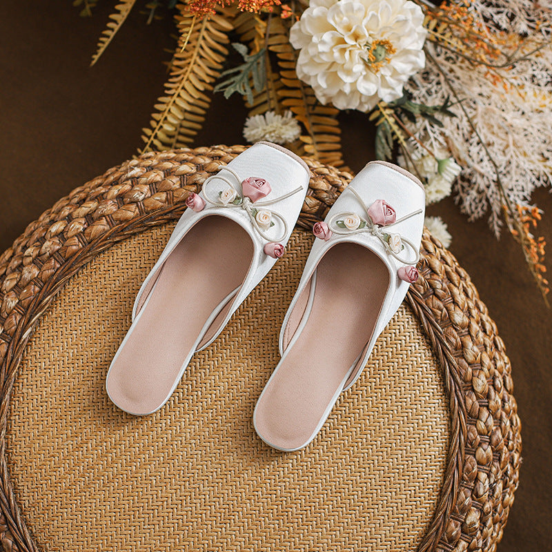 Vida Embellished Ballet Mules [K4Y2VV8T]