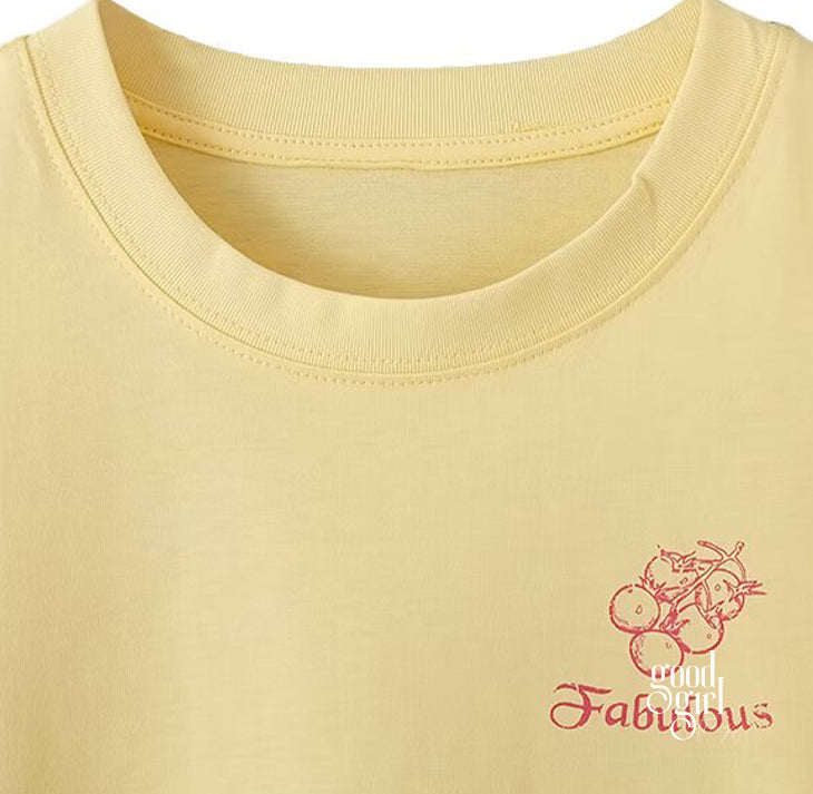 Yanely Fruit Print T-Shirt [4HMIMXSN]