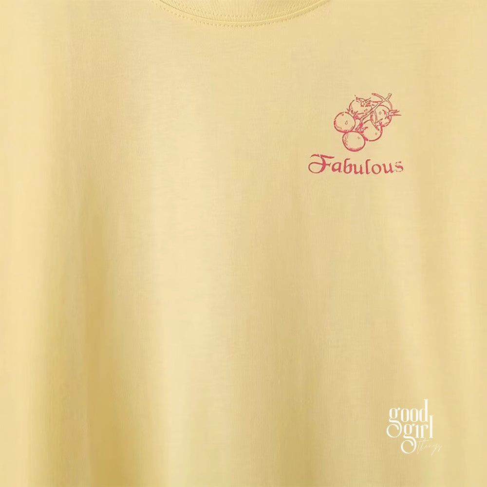 Yanely Fruit Print T-Shirt [PSCSIFTD]