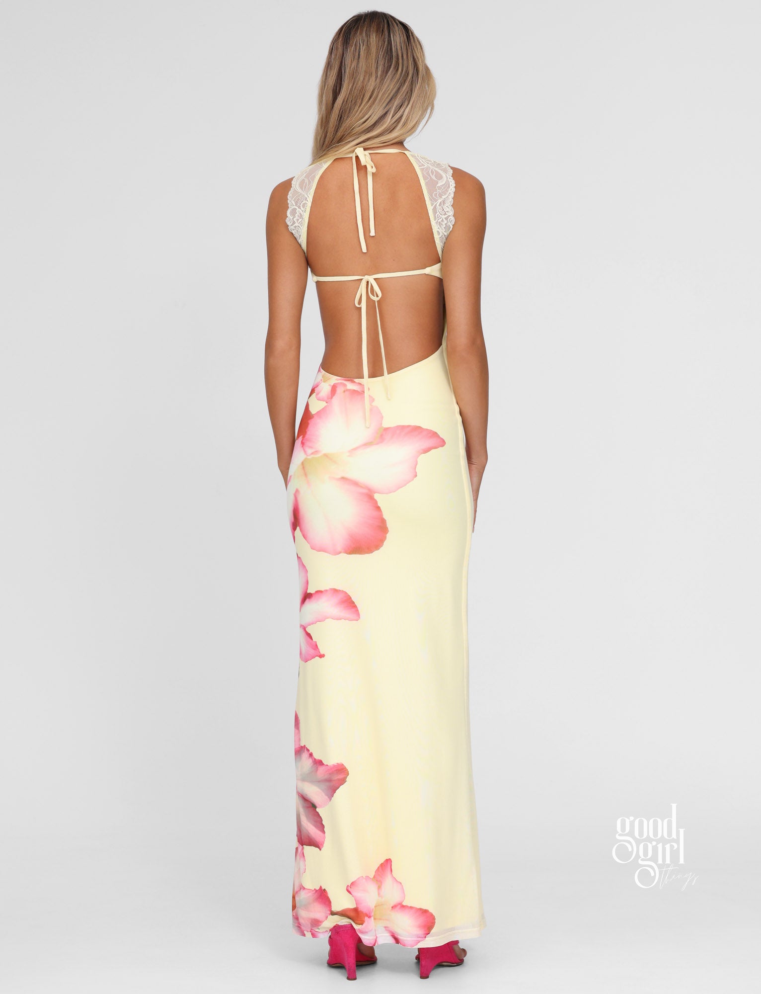 Good Girl Things Yara Romantic Floral Maxi Dress