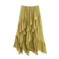 Yatzil Layered Irregular Maxi Skirt [3L5R0RAP]