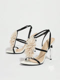Yazmin Floral Stiletto Sandals [1DVNZVJP]
