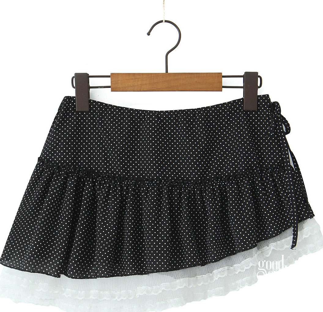 Zaire Polka Dot Skirt Set [S1Q3IQM4]