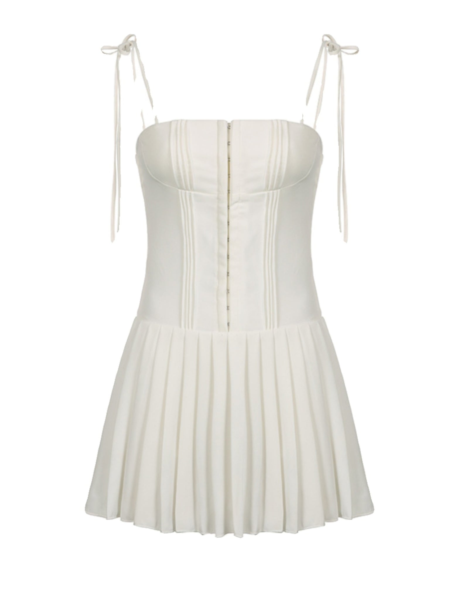 Sky Pleated Mini Dress