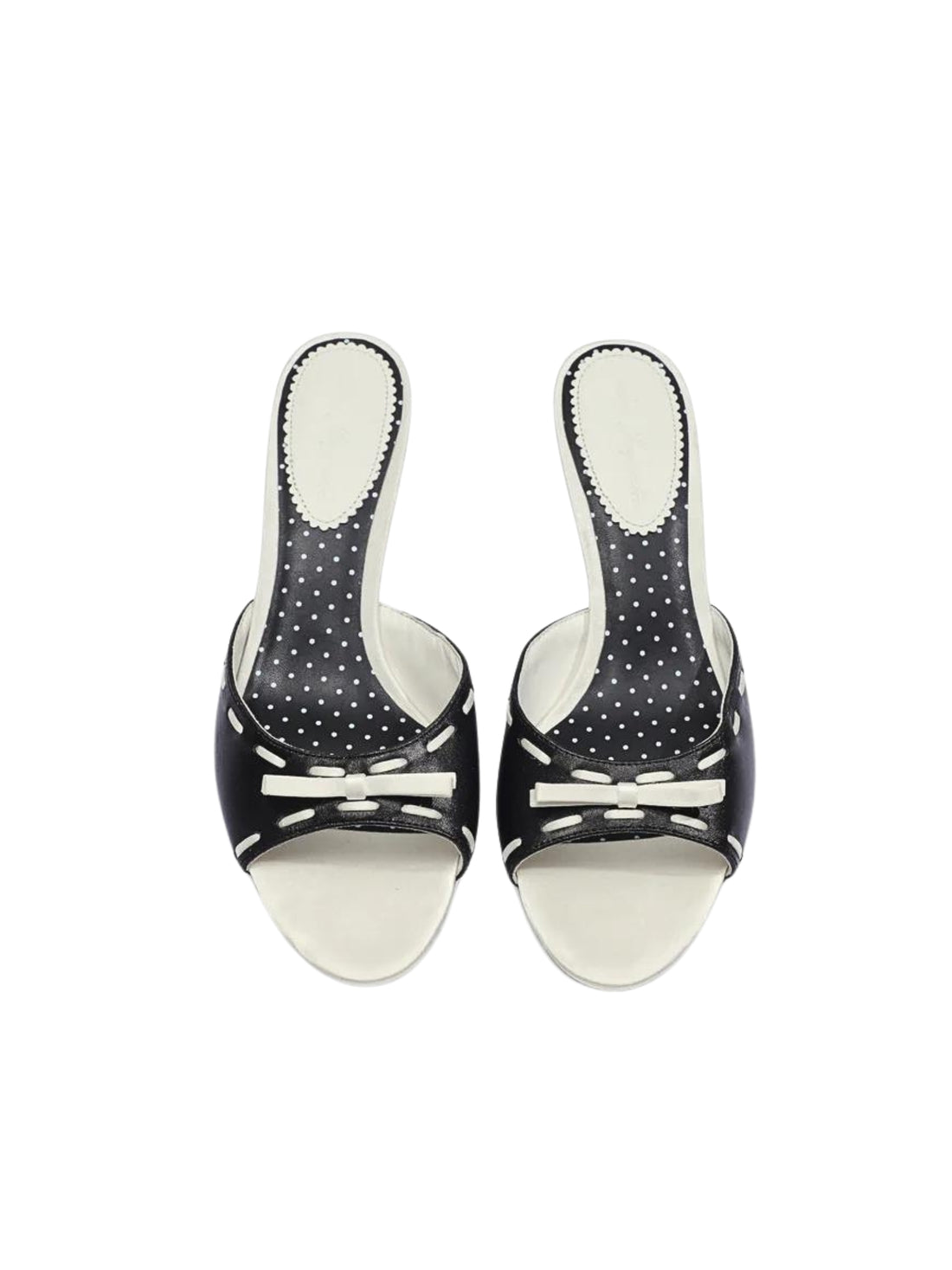 Marbella Bow Sandals in Black