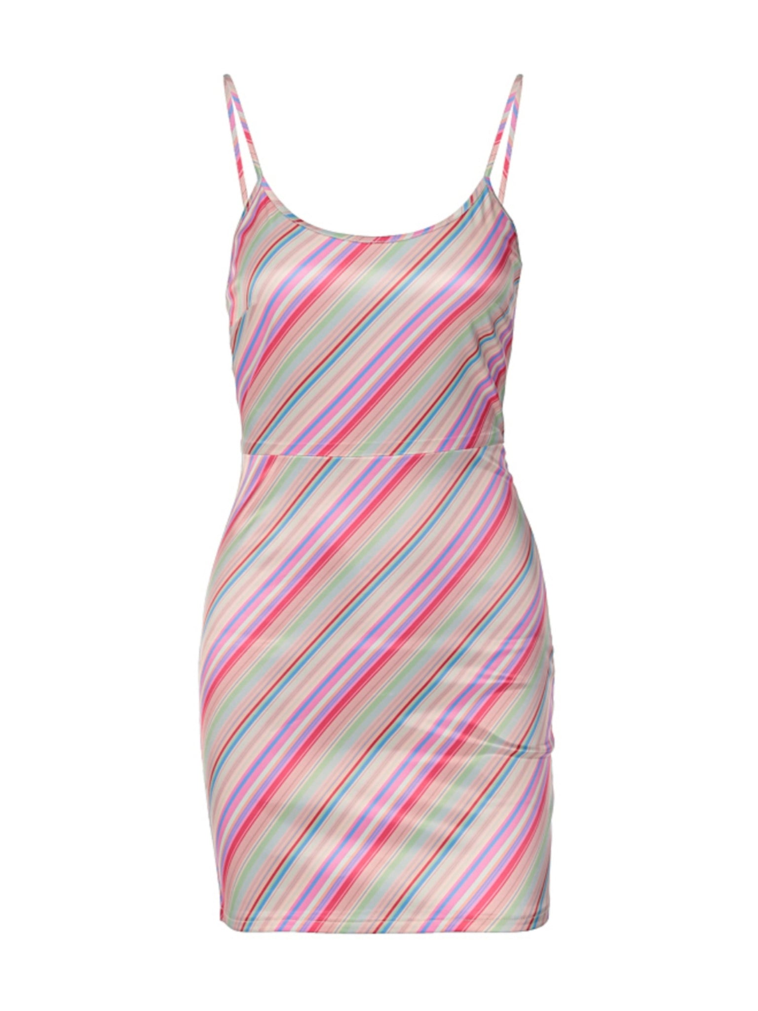 Lawren Striped Mini Dress